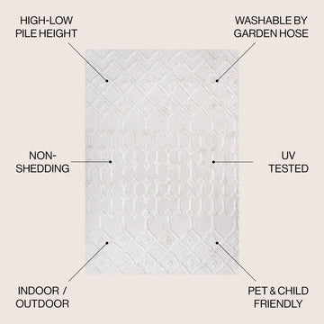 Peralta Moroccan Diamond Indoor/outdoor Area Rug